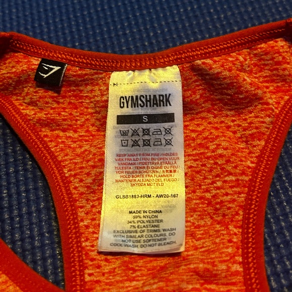 GYMSHARK Orange Sports Bra - Picture 3 of 3